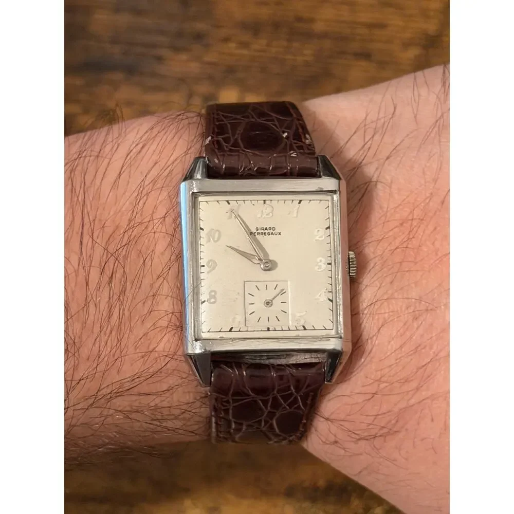 Girard-Perregaux Rectangular Manual Wind Watch Small Seconds